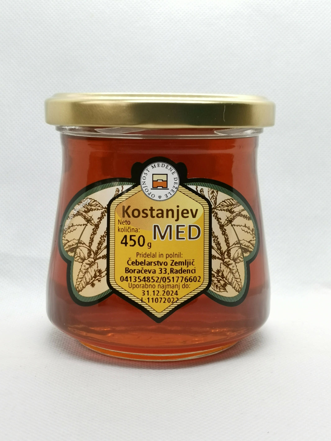 Kostanjev med - več možnosti pakiranja